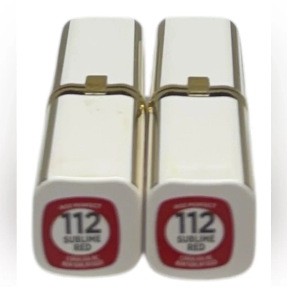 (2) Loreal Paris Lipstick Perfect Luminous 112 SUBLIME RED